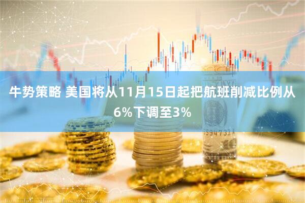 牛势策略 美国将从11月15日起把航班削减比例从6%下调至3%